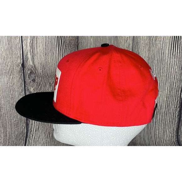 Coca-Cola Israel Red Adjustable Snapback Embroidered Multi Language Bill Hat Cap - Picture 4 of 7